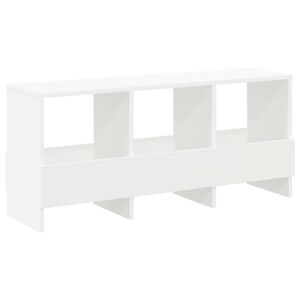 vidaXL Regal za revije Bela 102 x 30 x 45 cm