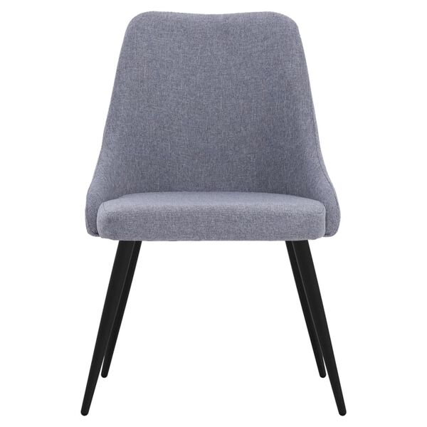 vidaXL Jedilni stoli 6 kosov svetlo sivo blago