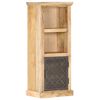vidaXL Visoka omarica z vrati 45x32x110 cm trden mangov les