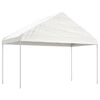 vidaXL Paviljon s streho bel 8,92x4,08x3,22 m polietilen