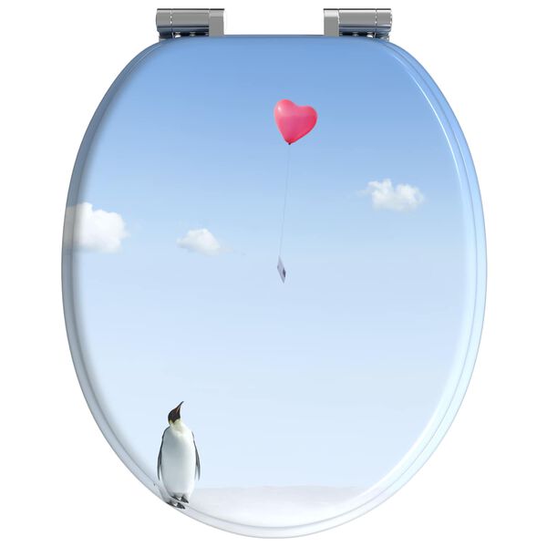 vidaXL Pokrivalo za strani&scaron;če Modra 44 x 38 cm MDF plo&scaron;ča