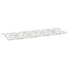 vidaXL Blazina za vrtno klop vzorec listov 150x50x3 cm oxford tkanina