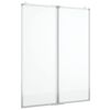 vidaXL Magnetna tabla zložljiva 80x100x1,7 cm aluminij