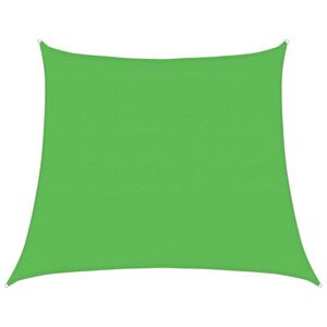 vidaXL Senčnik jadro 160 g/m&sup2; trapez svetlo zelen 4/5x4 m HDPE