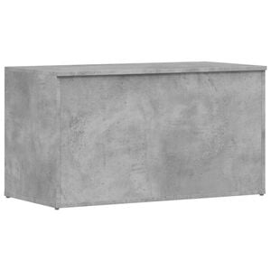 vidaXL Skrinja za shranjevanje beton. siva 84x42x46 cm konstruiran les