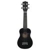 vidaXL Otro&scaron;ki ukulele soprano s torbo črn 23"