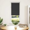 vidaXL Roller Blind Blackout Black 45x150 cm Širina tkanine 40,7 cm