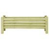vidaXL Visoka greda iz impregnirane borovine 120x40x42 cm