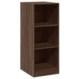 vidaXL Garderobna omara rjavi hrast 48x41x102 cm inženirski les