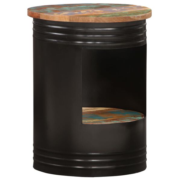 vidaXL Klubska mizica 43x55 cm trden predelan les