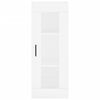 vidaXL Visoka omara bela 34,5x34x180 cm inženirski les