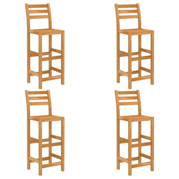 vidaXL Vrtna barska garnitura 5-delna trden akacijev les