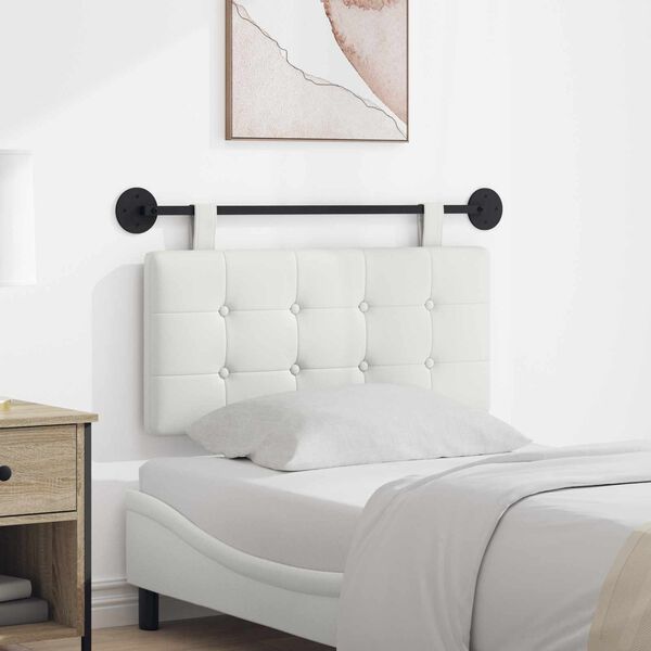 vidaXL Visoki naslon za glavo Bela 100 x 55 x 5 cm Umjetno usnje