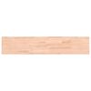 vidaXL Stenska polica 100x20x4 cm trdna bukovina
