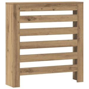 vidaXL Pokrov za radiator hrast 78x20x82 cm inženirski les