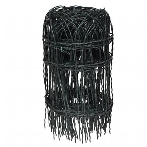 vidaXL Vrtna mejna ograja železo s prašnim premazom 25x0,4 m