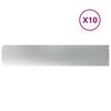 vidaXL Travnate obrobe 10 kosov 20x103 cm Pocinkano jeklo