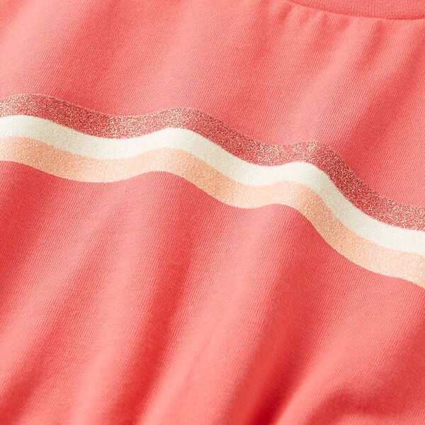 Otroška obleka z vrvico koralna 92