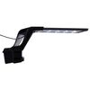 vidaXL LED svetilka za akvarij s spono 25-45 cm modra in bela