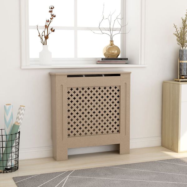 vidaXL Pokrov za radiator MDF 78 cm