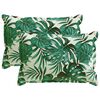 vidaXL Blazina 2 kos HOUTEN Vzorec listja 40 x 60 cm Poliester