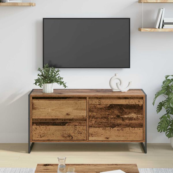 vidaXL TV omarica Star les 100 x 36 x 49.5 cm Konstruiran les