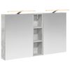 vidaXL Komplet omaric za kopalnico 3 kos 120 x 14,5 x 70 cm