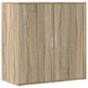 vidaXL Komoda sonoma hrast 79x38x80 cm inženirski les