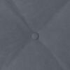 vidaXL Poglavni vzglavnik Temno siva 100 x 50 cm Žametna tkanina