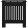 vidaXL Pokrov radiatorja Črna Orehovina 78 x 19 x 81,5 cm