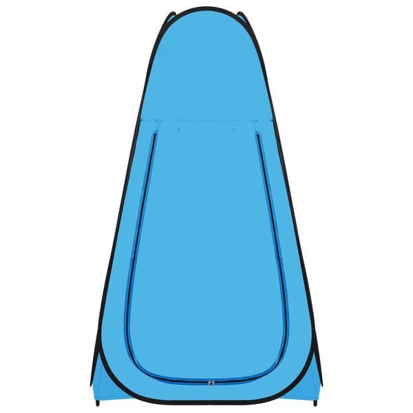 vidaXL Pop up šotor za tuširanje moder