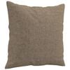 vidaXL Okrasna blazina 2 kosa taupe 40x40 cm blago