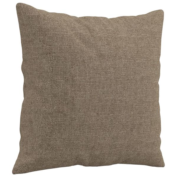 vidaXL Okrasna blazina 2 kosa taupe 40x40 cm blago