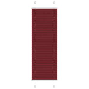 vidaXL Plisirana senčila Bordeaux Red 40x150 cm Širina tkanine 39,4 cm