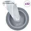 vidaXL Gibljiva kolesa z luknjami za sornik 32 kosov 100 mm