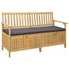 vidaXL Klop s prostorom za shranjevanje 2 -Seater 148 x 63 x 84 cm