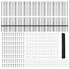 vidaXL Ograja in Stolp Siva 1 x 100 m Jeklo