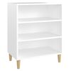 vidaXL Komoda bela 57x35x70 cm iverna plo&scaron;ča