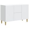 vidaXL Strani &scaron;al s predalom Bela 89 x 34,5 x 60 cm Inženirski les