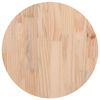 vidaXL Mizna plošča okrogla bela Ø40x3 cm trdna borovina