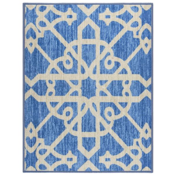 vidaXL Tepih tekač moder 80x100 cm