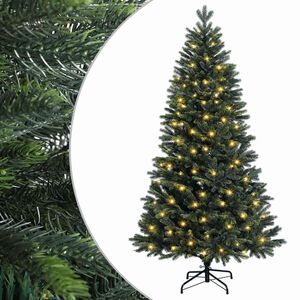 vidaXL Umetno Zložljivo Božično Drevo 120 cm 150 LED Toplo bela