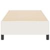 vidaXL Postelja z vzmetnico krema 80 x 200 cm Žametna tkanina