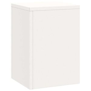 vidaXL Stojalo za rastline 3 pcs Bela Jeklo