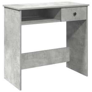 vidaXL Pisalna miza betonsko siva 80x40x75 cm iverna plo&scaron;ča