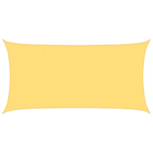 vidaXL Senčno jadro 160 g/m² bež 2,5x4,5 m HDPE