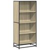 vidaXL Knjižna omara sonoma hrast 60x35x139 cm inženirski les
