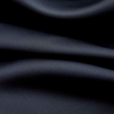 vidaXL Zatemnitvene zavese s kovinskimi obročki 2 kosa črne 140x225 cm
