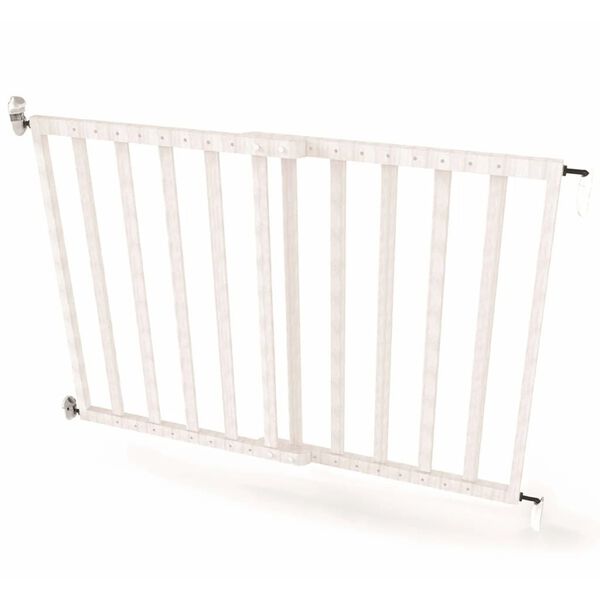 Noma Raztegljiva varnostna vrata 63,5-106 cm les bele barve 94153
