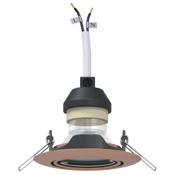 vidaXL Reflektor 12 pcs Baker 9 x 9 x 2.5 cm Kovina